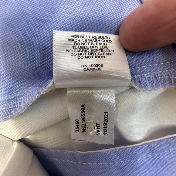 Peter Millar Performance Chino Short Mens 38 White Stretch Straight Leg Pockets - Picture 10 of 10